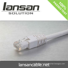 Cat5e utp 26awg cable de conexión de cobre rojo